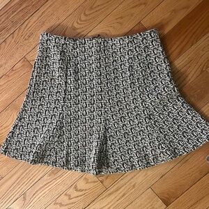 Banana Republic flare mini skirt.